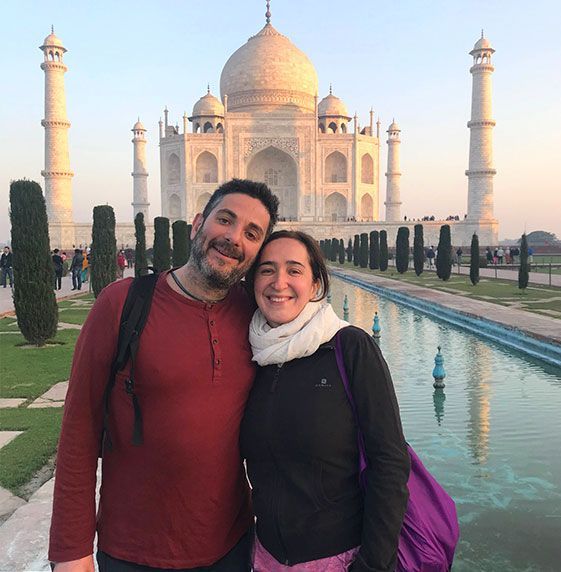 Viaje antes del confinamiento en pareja